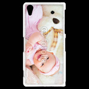 Coque Sony Xperia Z2 Sourire de bébé en rose
