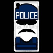 Coque Sony Xperia Z2 Moustache policier