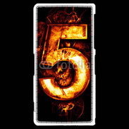 Coque Sony Xperia Z2 Cinq en feu