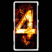 Coque Sony Xperia Z2 Quatre en feu