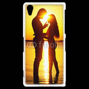 Coque Sony Xperia Z2 Couple sur la plage