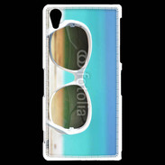 Coque Sony Xperia Z2 Lunette de soleil sur la plage