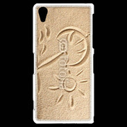 Coque Sony Xperia Z2 Soleil et sable sur la plage