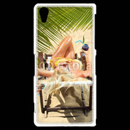 Coque Sony Xperia Z2 Femme sexy à la plage 25