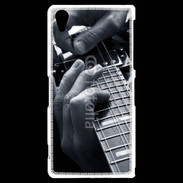 Coque Sony Xperia Z2 Musicien de blues à la guitare
