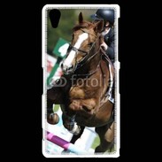 Coque Sony Xperia Z2 Saut d'obstacle Equitation
