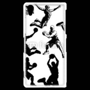 Coque Sony Xperia Z2 Silhouette de basketeur