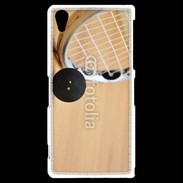 Coque Sony Xperia Z2 Squash raquette et balle