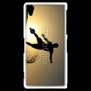 Coque Sony Xperia Z2 beach soccer couché du soleil