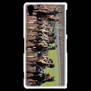 Coque Sony Xperia Z2 Arrivée de course de trot en sulky