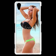 Coque Sony Xperia Z2 Belle femme à la plage 10