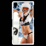 Coque Sony Xperia Z2 Charme et snowboard