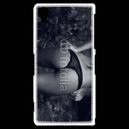 Coque Sony Xperia Z2 Belle fesse en noir et blanc 15