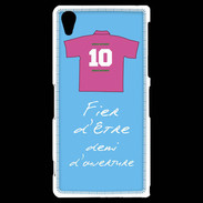 Coque Sony Xperia Z2 Demi d'ouverture Bonus offensif-défensif Bleu