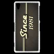 Coque Sony Xperia Z2 Since 1981 gris