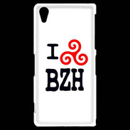 Coque Sony Xperia Z2 I love BZH 2