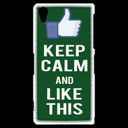 Coque Sony Xperia Z2 Keep Calm Like This Vert
