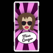 Coque Sony Xperia Z2 Miss Cougar Chatain