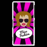 Coque Sony Xperia Z2 Miss Fashion Rousse