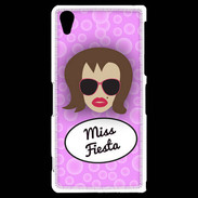 Coque Sony Xperia Z2 Miss Fiesta Chatain