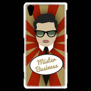 Coque Sony Xperia Z2 Mister Business Brun