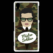 Coque Sony Xperia Z2 Mister Soldier Brun
