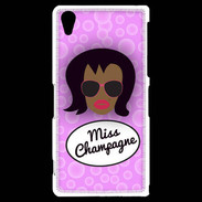 Coque Sony Xperia Z2 Miss Champagne Black