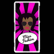 Coque Sony Xperia Z2 Miss Fashion Black