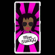 Coque Sony Xperia Z2 Miss Swag Black
