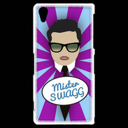 Coque Sony Xperia Z2 Mister Swag Brun