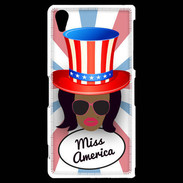 Coque Sony Xperia Z2 Miss USA Black