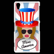 Coque Sony Xperia Z2 Miss USA Rousse
