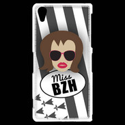 Coque Sony Xperia Z2 Miss Bretagne Chatain