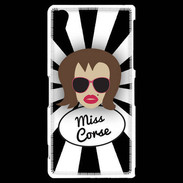 Coque Sony Xperia Z2 Miss Corse Chatain