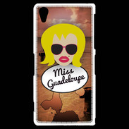 Coque Sony Xperia Z2 Miss Guadeloupe Blonde