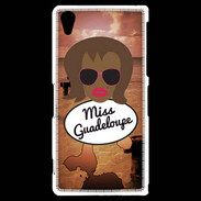 Coque Sony Xperia Z2 Miss Guadeloupe Black