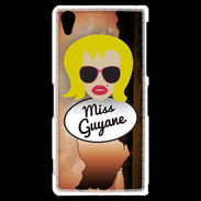 Coque Sony Xperia Z2 Miss Guyane Blonde