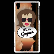 Coque Sony Xperia Z2 Miss Guyane Chatain