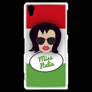 Coque Sony Xperia Z2 Miss Italie Brune