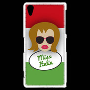 Coque Sony Xperia Z2 Miss Italie Rousse