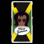Coque Sony Xperia Z2 Miss Jamaica Black