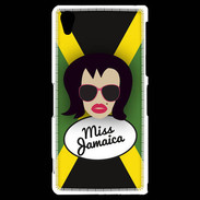 Coque Sony Xperia Z2 Miss Jamaica Brune