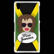Coque Sony Xperia Z2 Miss Jamaica Chatain