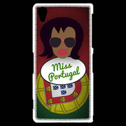 Coque Sony Xperia Z2 Miss Portugal Black