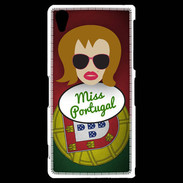 Coque Sony Xperia Z2 Miss Portugal Rousse