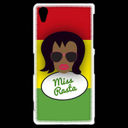 Coque Sony Xperia Z2 Miss Rasta Black