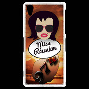 Coque Sony Xperia Z2 Miss Réunion Brune