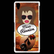 Coque Sony Xperia Z2 Miss Réunion Chatain