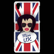 Coque Sony Xperia Z2 Miss UK Brune