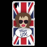 Coque Sony Xperia Z2 Miss UK Chatain